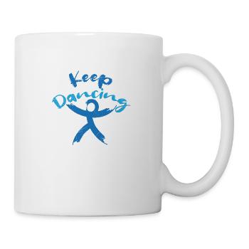Danser Keep Dancing Amateurs de danse Idée de cadeau - Mug blanc - blanc - Droite