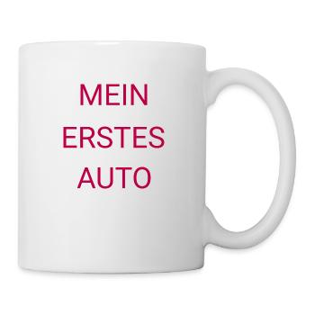 Führerschein Auto Wagen Fahrzeug Fahren - Tasse - Weiß - Rechts
