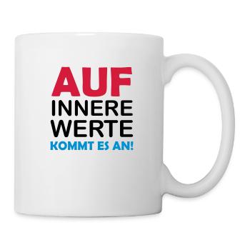 innere werte - Tasse - Weiß - Rechts