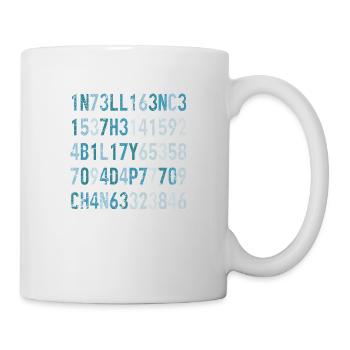 Intelligence Is The Ability To Adapt To Change - Mug - white - Right