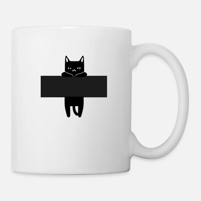 chat - Mug blanc - blanc