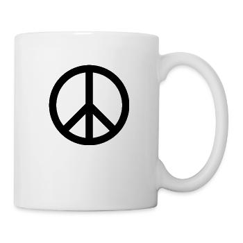 Signes de paix - Mug blanc - blanc - Droite