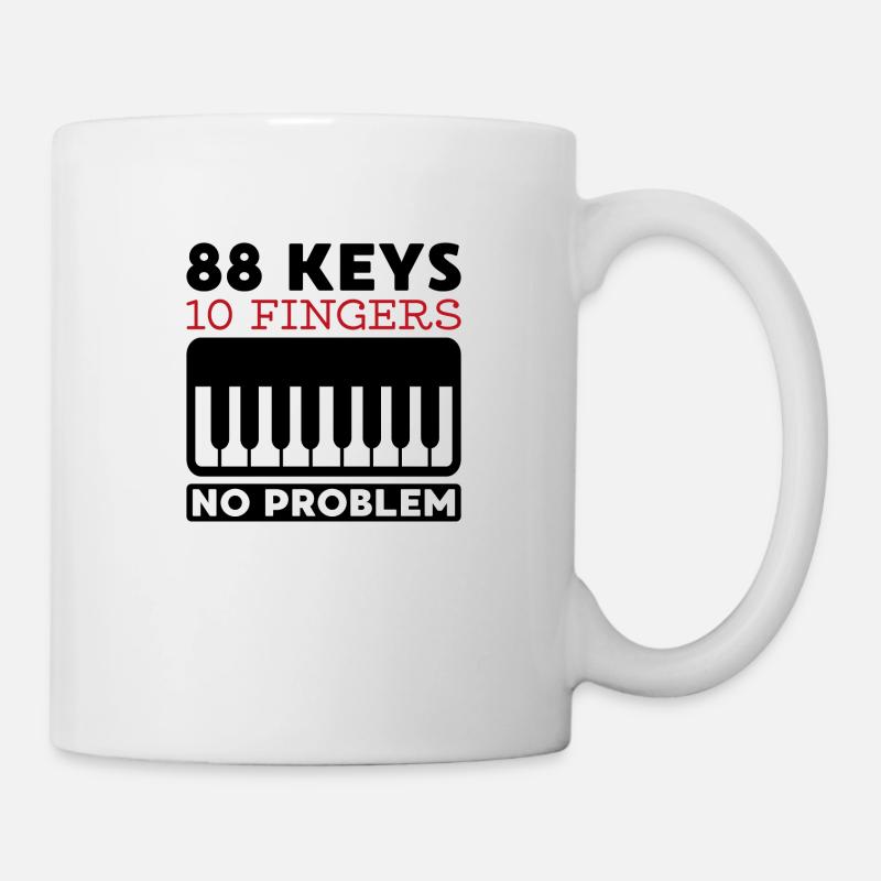 No problem Piano Pianist Gift - Mug - white