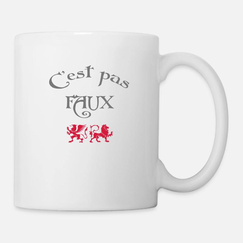 C'est pas faux ! - Mug blanc - blanc