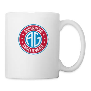 Super heros initial AG - Tasse - Weiß - Rechts