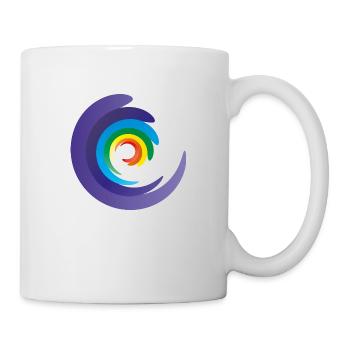 rainbow chakra - Tasse - Weiß - Rechts