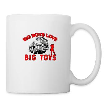 Lastwagen - Tasse - Weiß - Rechts