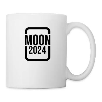 voyage vers la Lune en 2024 - Mug blanc - blanc - Droite