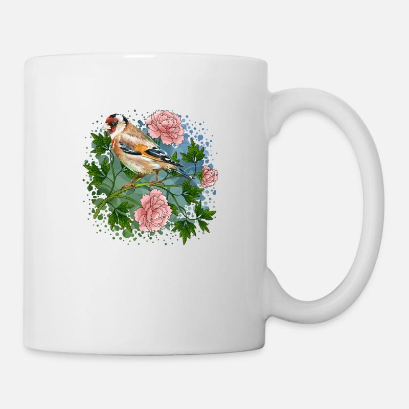 Oiseau coloré - Mug blanc - blanc