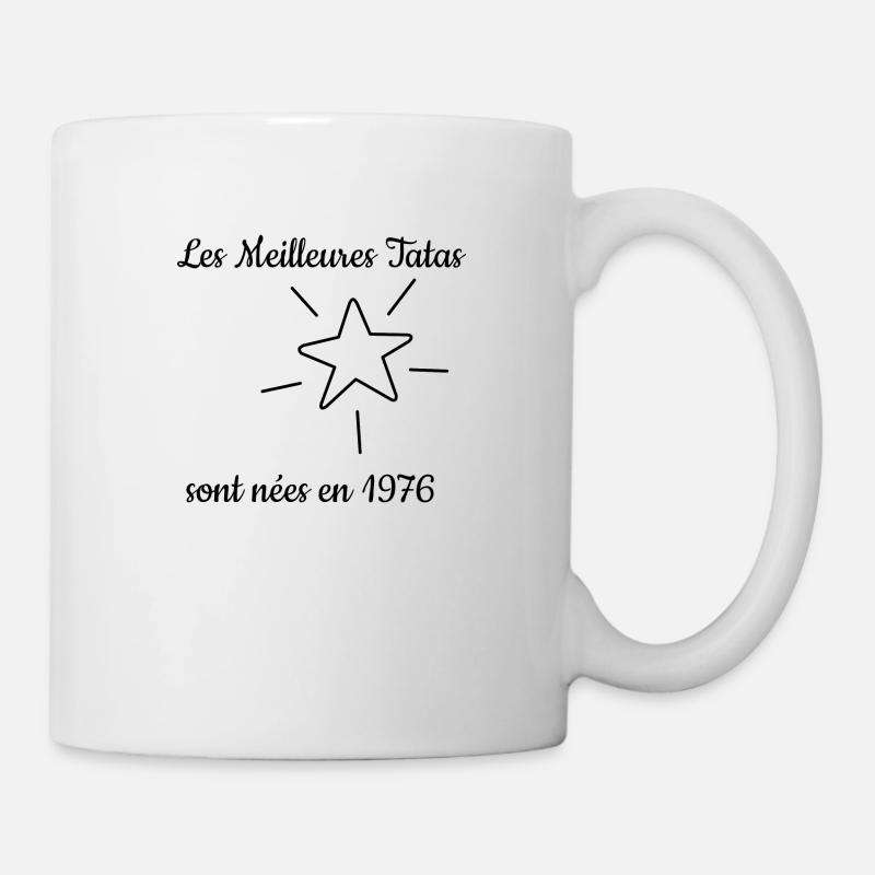 Les Meilleures Tatas sont nées en 1976 - Mug blanc - blanc