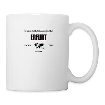 Erfurt schönste Stadt der Welt - Tasse - Weiß - Rechts