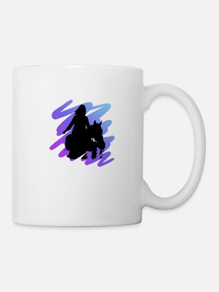 Cheval - Mug blanc - blanc