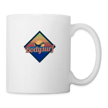Bodysurf Bodyboarding Body Surfer Lustige Geschenk - Tasse - Weiß - Rechts