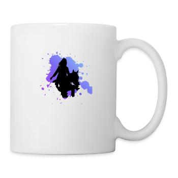 Cheval - Mug blanc - blanc - Droite