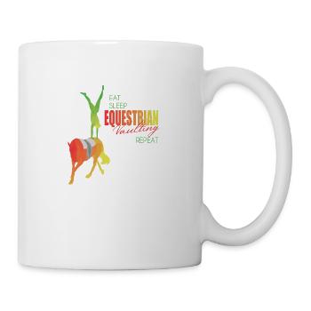 Voltiger cadeau de cheval - Mug blanc - blanc - Droite