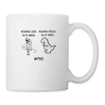 Research phd Student Gift - Mug - white - Right