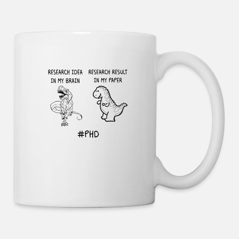 Recherche phd étudiant cadeau - Mug blanc - blanc