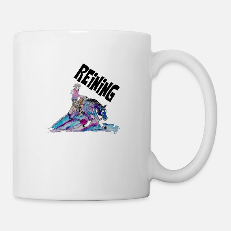 REINING - Tasse - Weiß