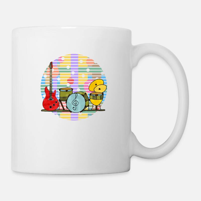 Instruments de musique - Mug blanc - blanc