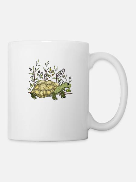 Tortue - Mug blanc - blanc