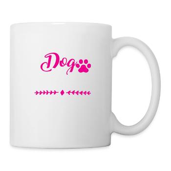 Dog Mom - Mug blanc - blanc - Droite