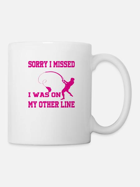 Tolles design für Angler - Tasse - Weiß