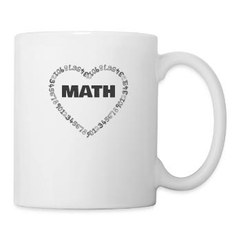 Mathématiques - Amoureux des mathématiques - Mug blanc - blanc - Droite