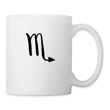 Zodiac Sign Scorpio - Tasse - Weiß - Rechts