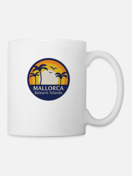 Mallorca Balearic Islands - Tasse - Weiß