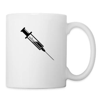 Spritze, ich bin durch! - Tasse - Weiß - Rechts