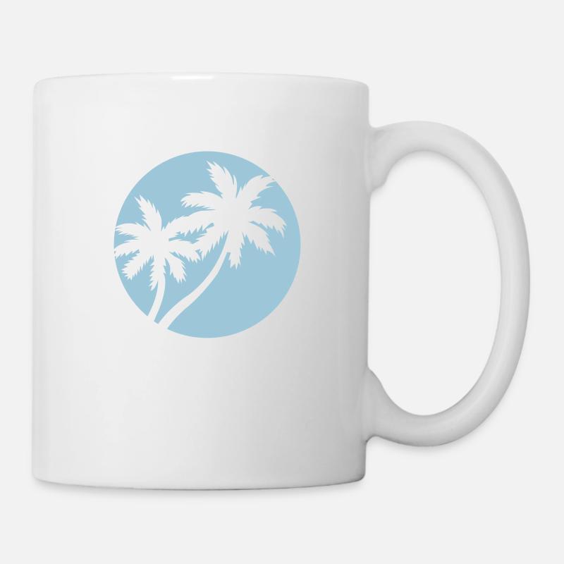 Palm trees - Mug - white
