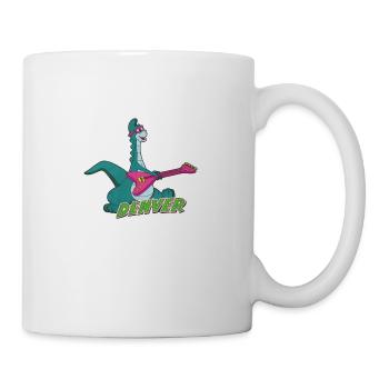 Denver avec guitare - Mug blanc - blanc - Droite