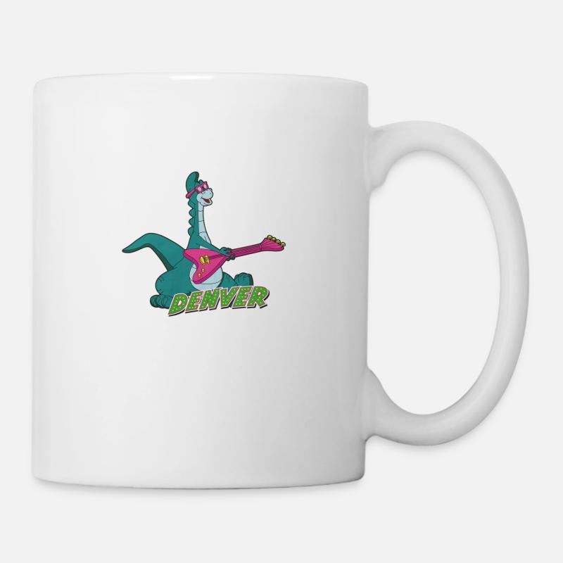 Denver avec guitare - Mug blanc - blanc
