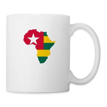 Togo flag - Tasse - Weiß - Rechts