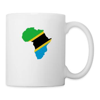 Tanzania flag - Tasse - Weiß - Rechts