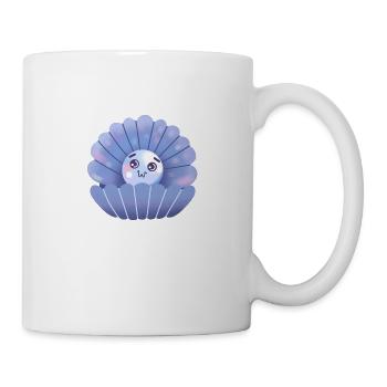 Cute little hand drawn Pearl - Mug - white - Right