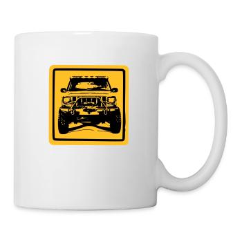 Jaune XJ - Mug blanc - blanc - Droite