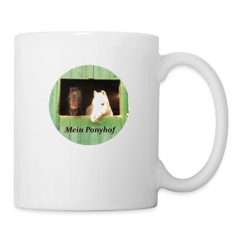 joy with horses spk designs wuggles in der halle - Tasse - Weiß - Rechts