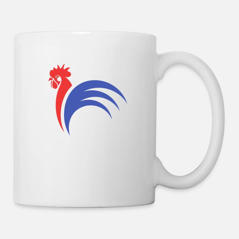 Le coq français - Mug blanc - blanc