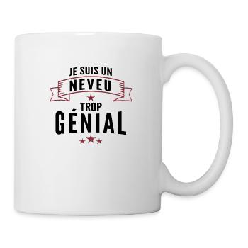 je suis un neveu génial - Mug blanc - blanc - Droite