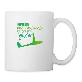 Gliding gliders - Mug - white - Right