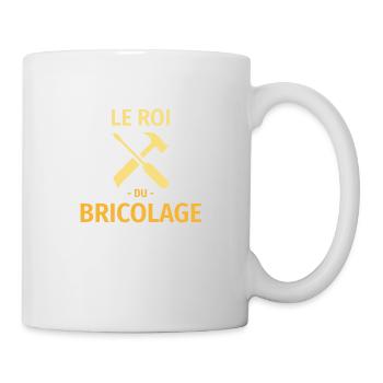 Le roi du bricolage - Mug blanc - blanc - Droite