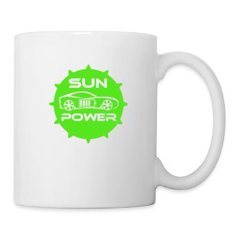 e-car, e-mobility, electric car, zoe, EV-driver, - Mug - white - Right