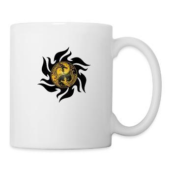 Ich liebe Drachen, Drachen, Drachen Liebhaber, Drachen Ho - Tasse - Weiß - Rechts