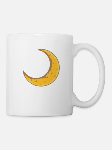 Moon Design Sickle Moon - Mug - white