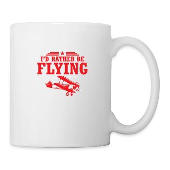 Flying Pilot Aviation Gift Airplane - Mug - white - Right