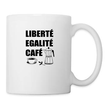 Liberté egalité café - Mug - white - Right