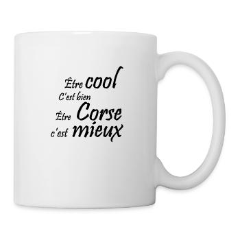 Etre Corse - Mug blanc - blanc - Droite