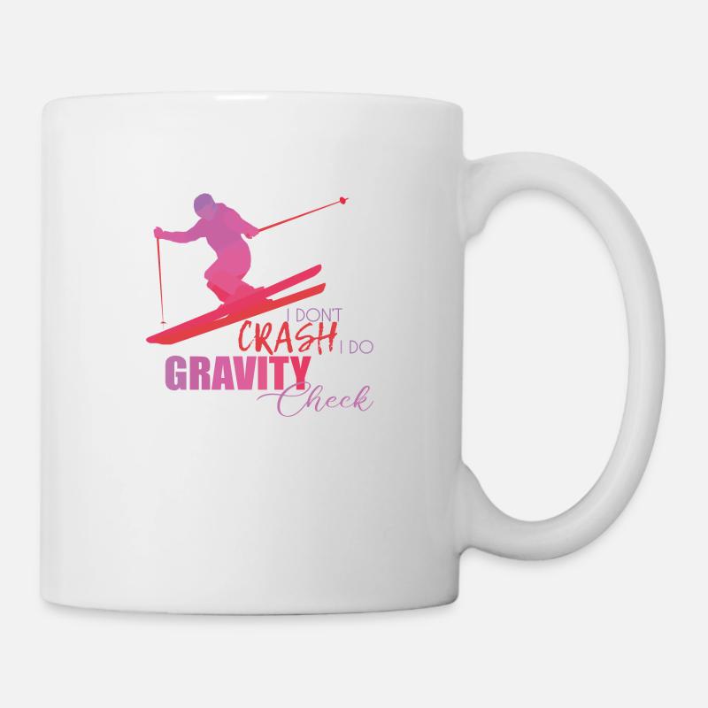 Ski - Mug blanc - blanc