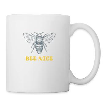 Bee nice environment beekeeper honey insect gift - Mug - white - Right